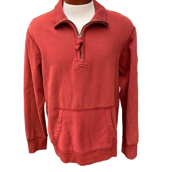 American Eagle 1/4 Zip Pullover Sweatshirt Top Vintage Fit Men’s XL - Picture 1 of 8